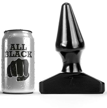 Plug Anale Conico All Black, Stimolazione e Comfort